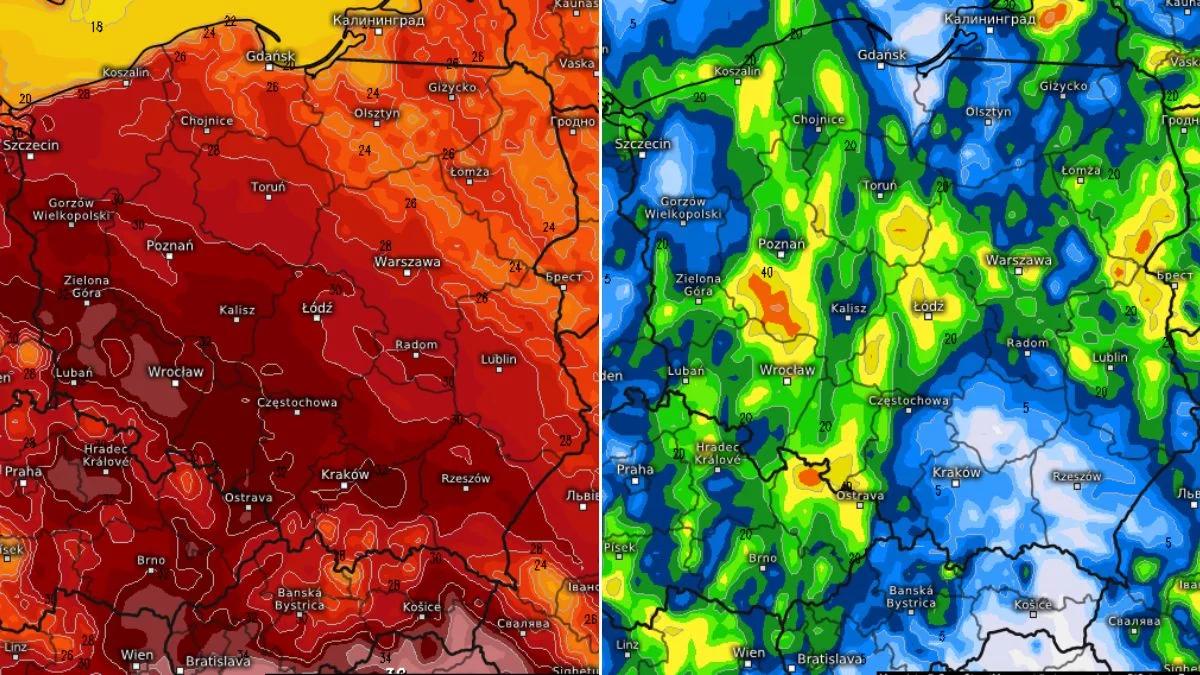 Upały, burze i deszczowe nawałnice. Pogoda znów da się we znaki
