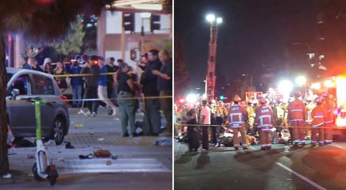 USA. Kierowca wjechał w tłum w Los Angeles. Wielu rannych