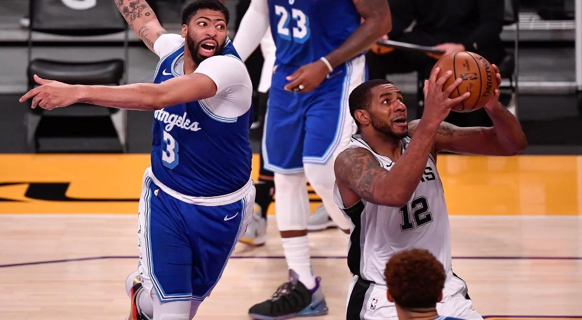 NBA: trzecia porażka mistrzów. Lakers słabsi od Spurs 