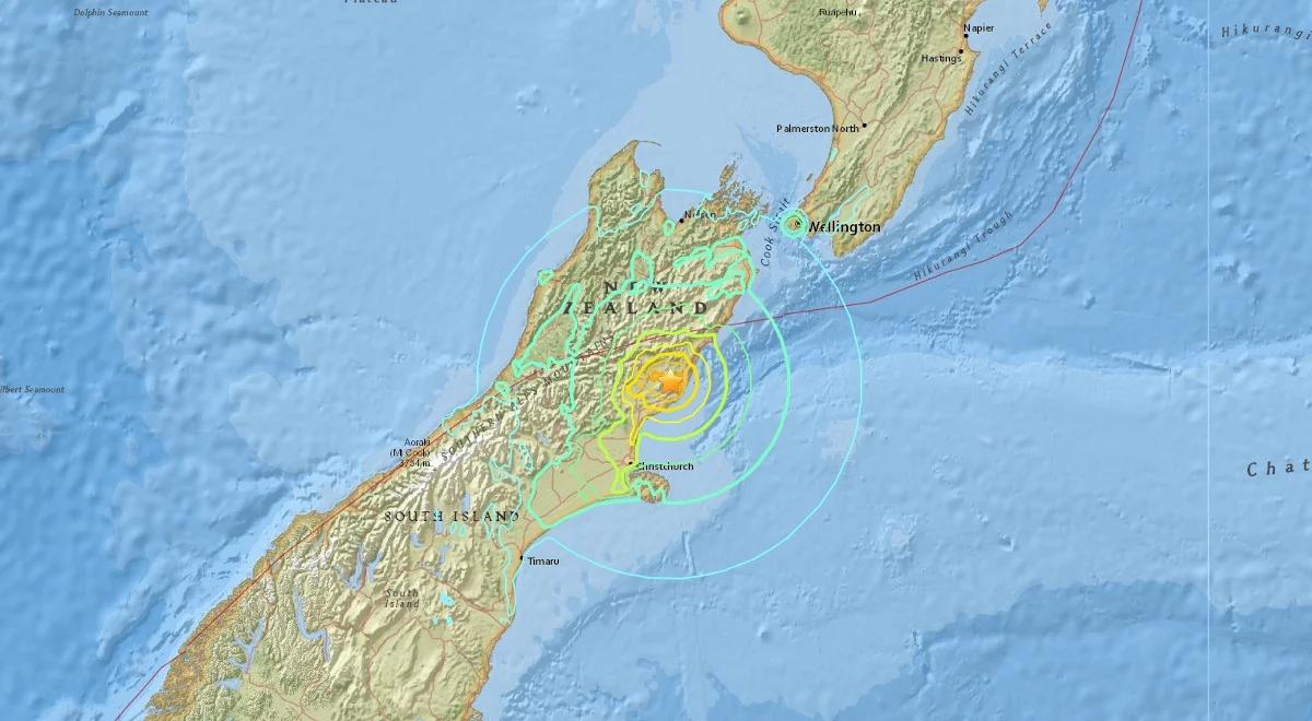 Silne trzęsienie ziemi w Nowej Zelandii. Powstało tsunami