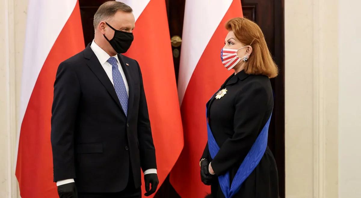 Georgette Mosbacher odznaczona Krzyżem Wielkim Orderu Zasługi RP