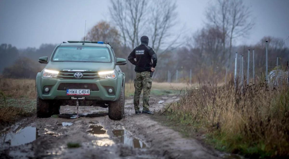 Sytuacja na granicy z Białorusią. Kolejna setka nielegalnych migrantów próbowała przedostać się do Polski