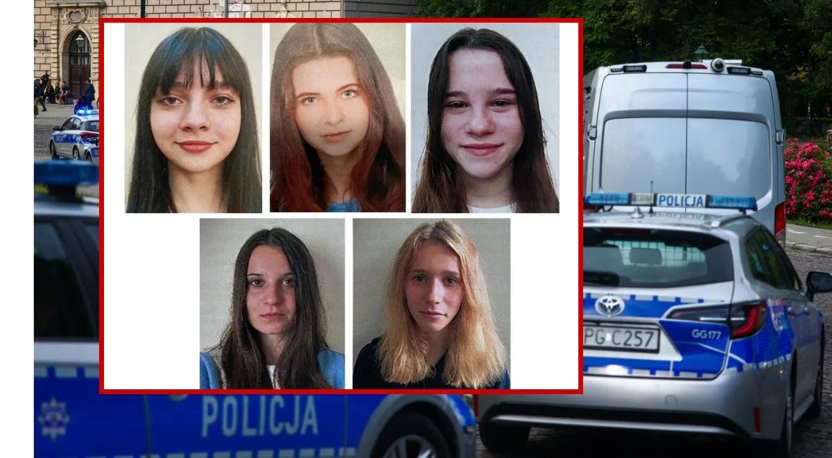 Kraków. Policja poszukuje piątki dziewcząt. Opublikowano rysopis i zdjęcia
