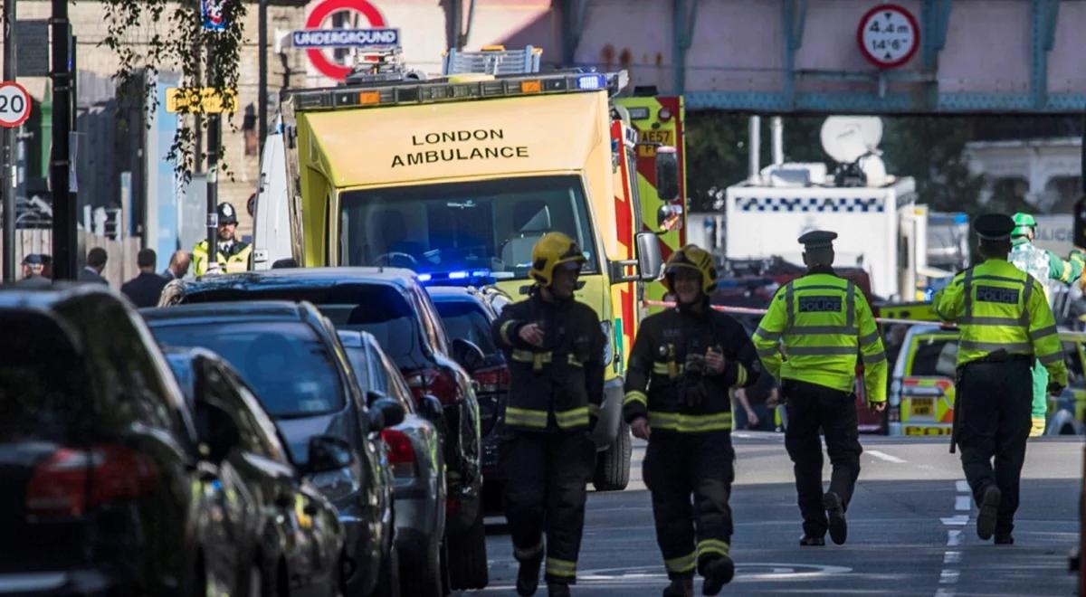 Londyn: wybuch na stacji metra Parsons Green. "To incydent o charakterze terrorystycznym"