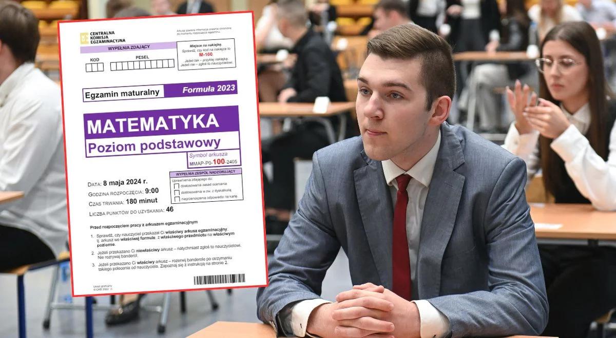 Egzamin maturalny z matematyki. CKE opublikowała arkusze zadań