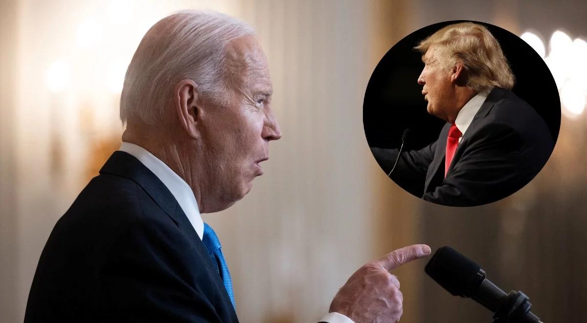 "Niebezpieczne, szokujące i antyamerykańskie". Biden o słowach Trumpa