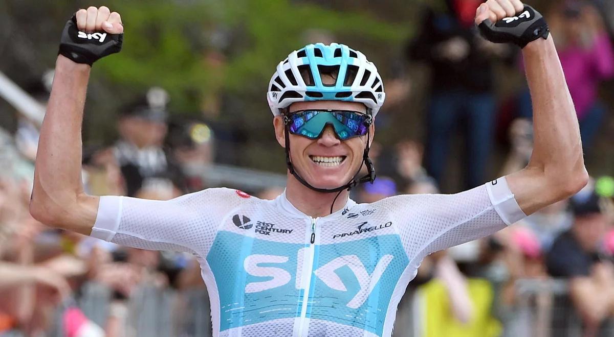 Giro d'Italia 2018: Popis siły Froome'a. Brytyjczyk znokautował rywali i został liderem wyścigu 