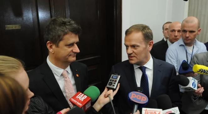 Palikot stawia warunki. Tusk liczy na konsensus 