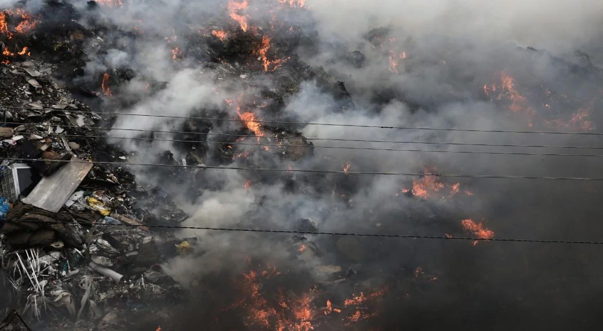 400 metrów kwadratowych w ogniu. Kolejny pożar hałdy w Studziankach