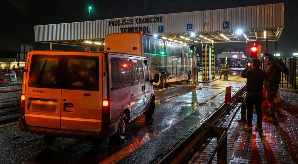 Granica z Białorusią. Otwarcie przejść dla pojazdów o północy