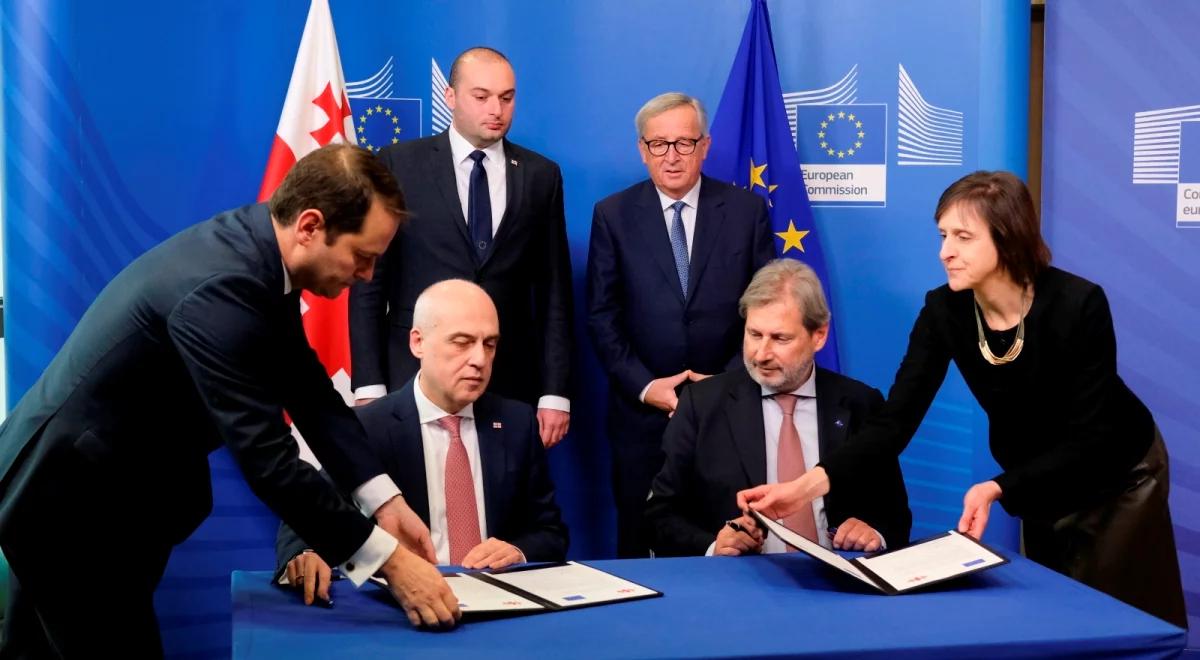 Gruzja z silnym wsparciem Unii Europejskiej. Podpisano umowy warte miliony euro