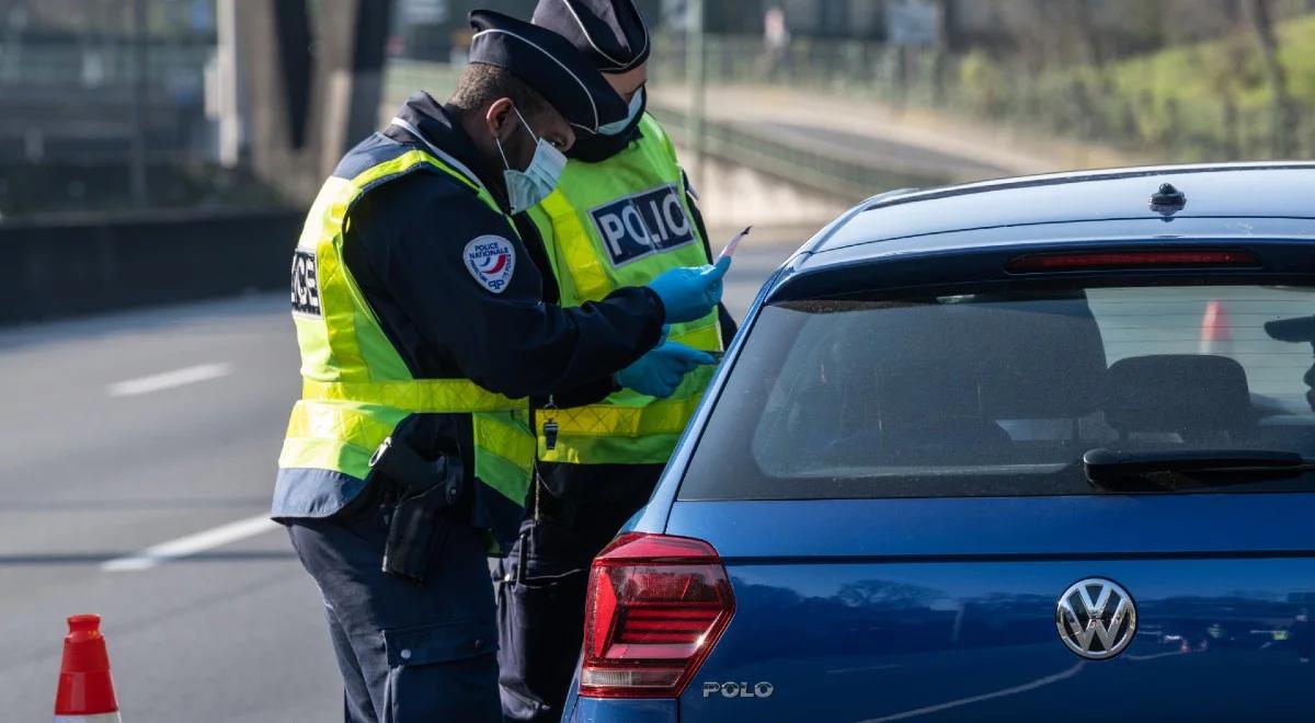 Francja: długi weekend w czasie epidemii. Policja kontroluje kierowców