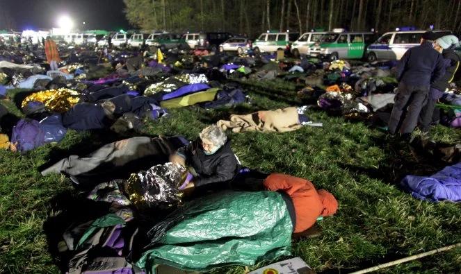 Transport odpadów atomowych utknął pod Hamburgiem