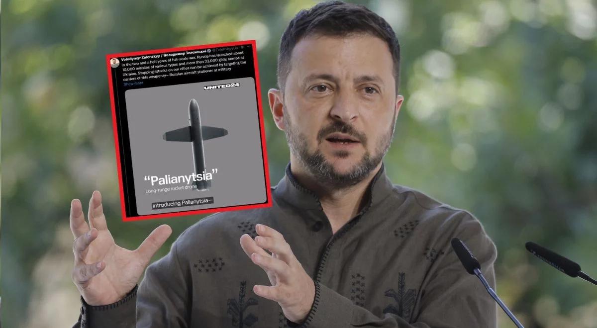 Zełenski ujawnił. Ukraina użyła nowej broni, próba "Palianycja" udana