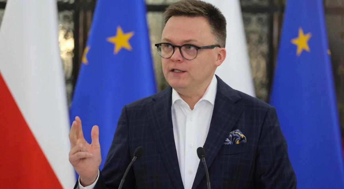 Marszałek Hołownia: w przyszłym tygodniu spotkam się z premierem Morawieckim