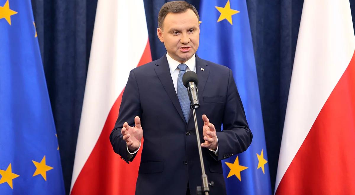 Andrzej Duda: nowelizacja wzmacnia Trybunał Konstytucyjny. Opozycja: obóz rządzący blokuje prace TK