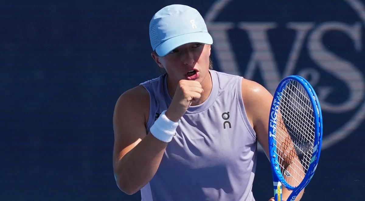 Świątek - Cirstea. Polka prowadziła już 4:1. Rumunka wysłała sygnał ostrzegawczy