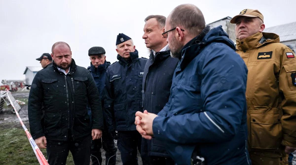 Prezydent Duda o tragedii w Przewodowie: wszystko wskazuje na nieszczęśliwy wypadek