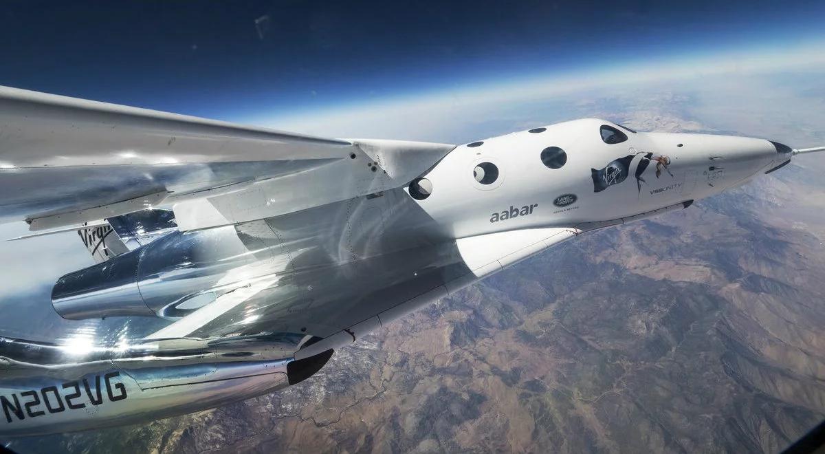 USA: udany testowy lot suborbitalny statku firmy Virgin Galactic
