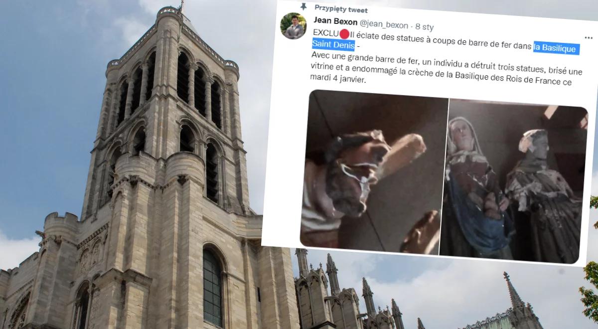 Akt wandalizmu we francuskiej bazylice. Użyto metalowego pręta