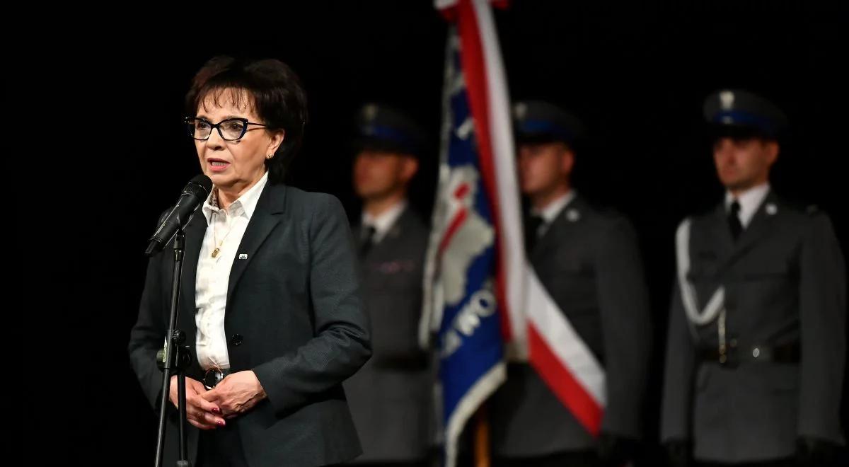 Marszałek Sejmu do policjantów: doceniamy was i waszą pracę. To wyjątkowa misja