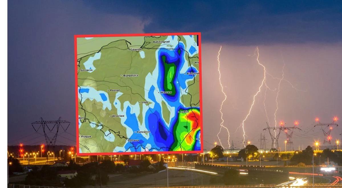 Załamanie pogody. Wichury, burze i ulewny deszcz. Masa alertów IMGW