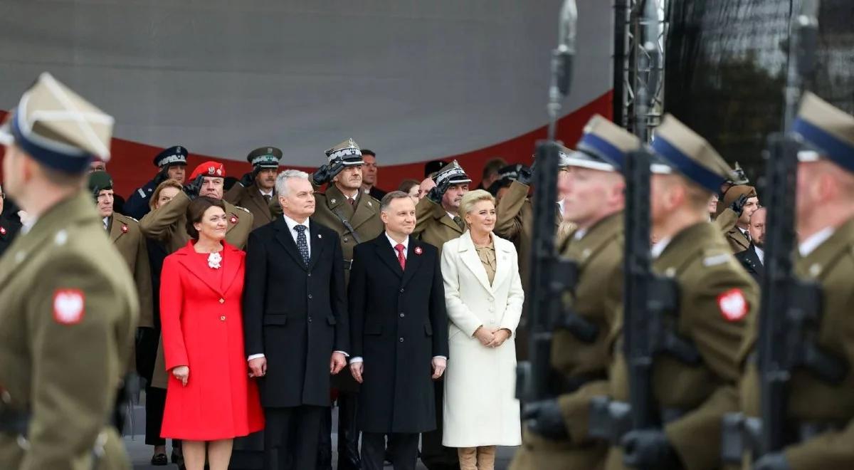 "Wasz kraj powstał jak feniks z popiołów". Prezydent Litwy złożył życzenia Polakom z okazji Święta Niepodległości