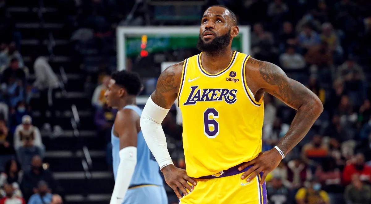 NBA: LeBron James zapisał się w historii, mimo porażki Lakers 