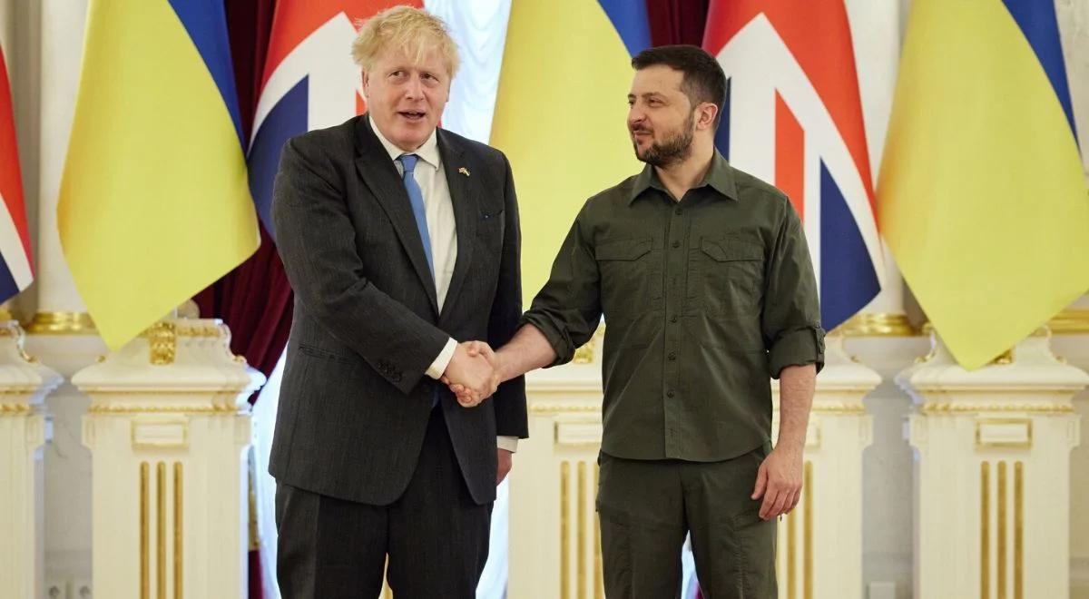 Boris Johnson z niezapowiedzianą wizytą w Kijowie. Zaoferował ukraińskiej armii nowy program szkoleniowy