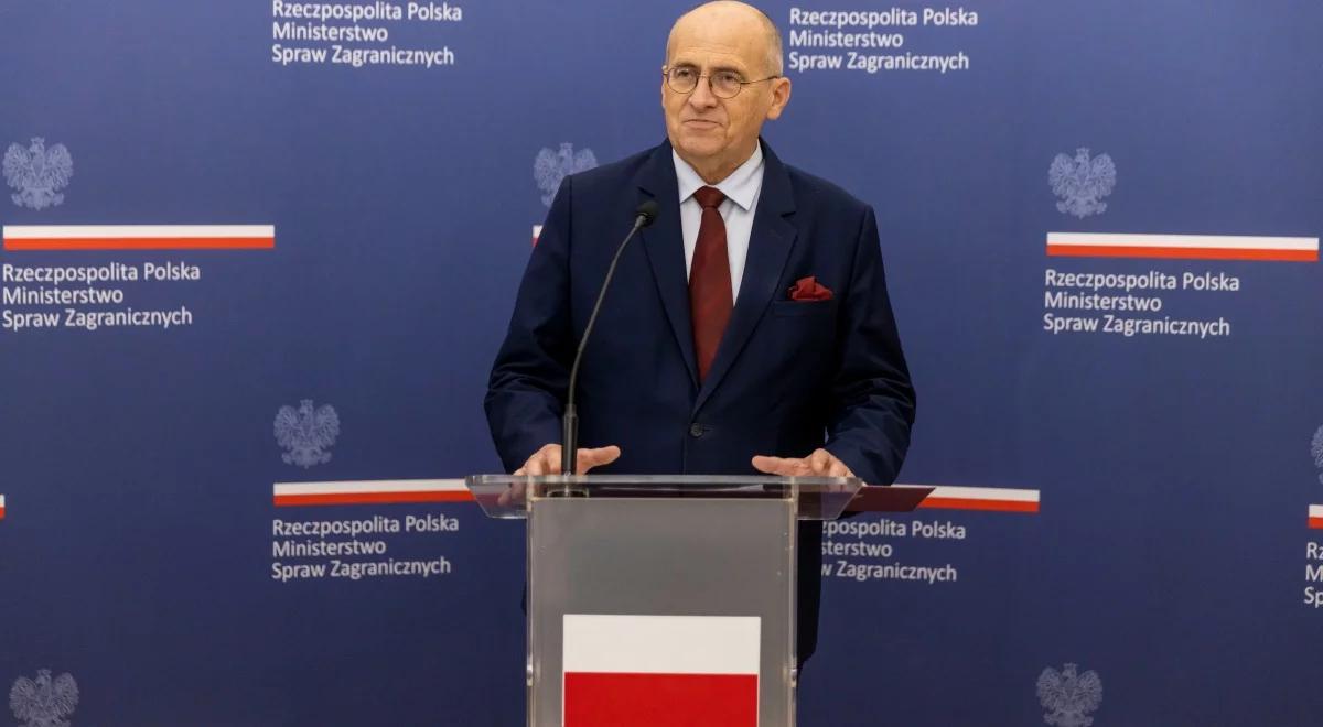 Szef MSZ odwiedzi Stany Zjednoczone. "Jesteśmy hubem, bez którego skuteczna pomoc Ukrainie byłaby trudna"