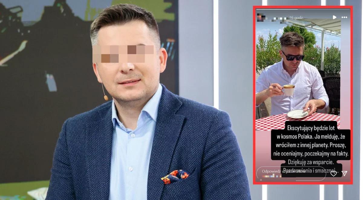 Znany dziennikarz TVN24 wyszedł z aresztu. "Proszę, nie oceniajmy"