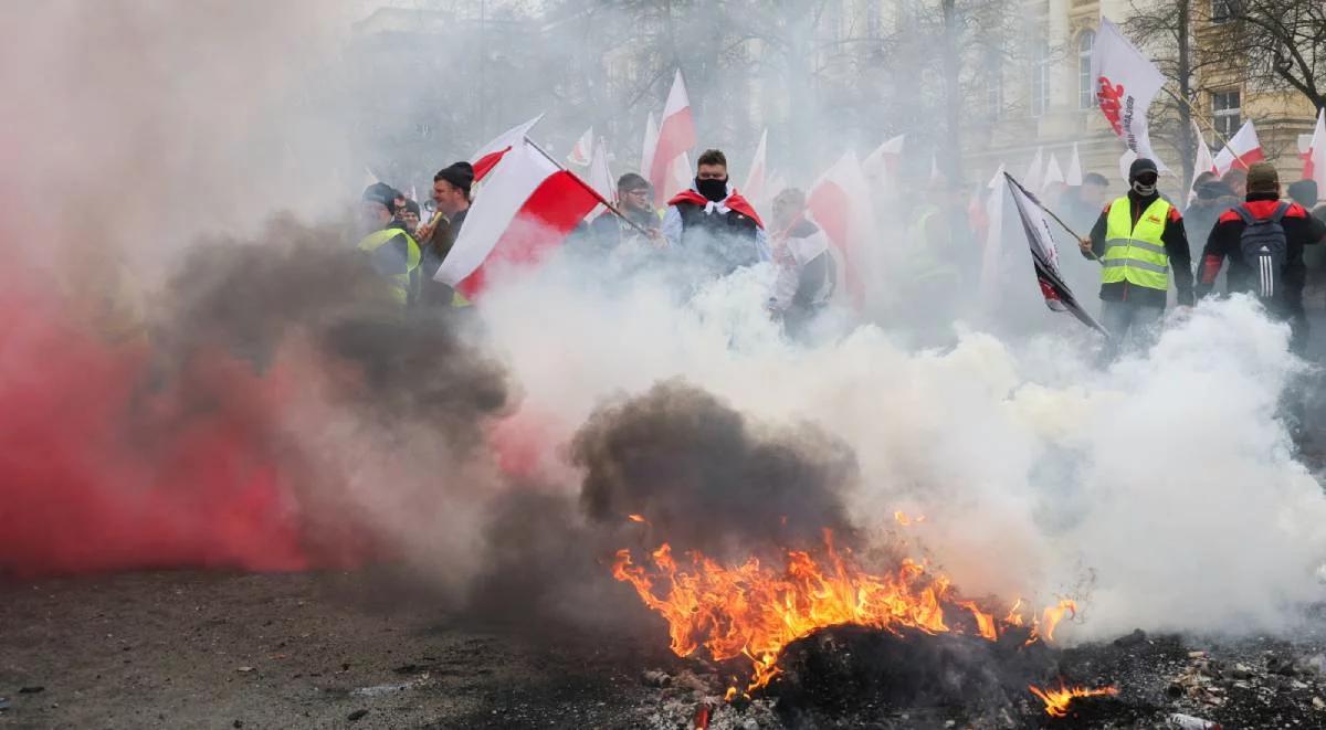 Starcia rolników z policją. Wieliński: paliwo dla pewnej grupy politycznej