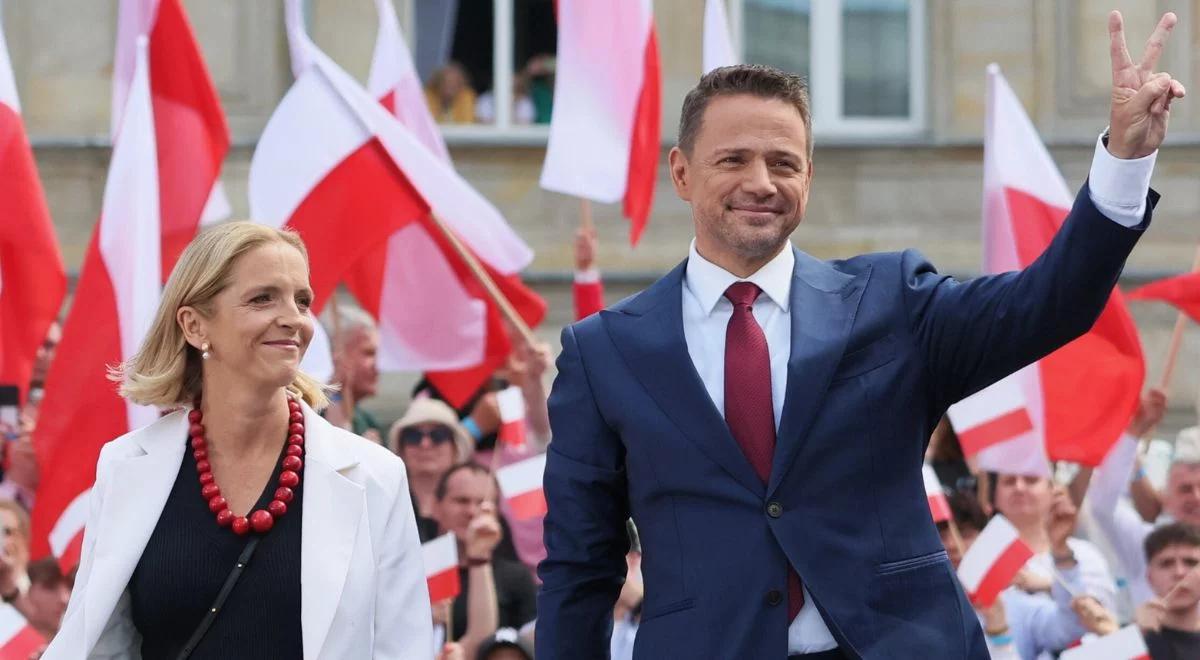 Trzaskowski na marszu o "locie na Księżyc". "Stawką jest nasza przyszłość"