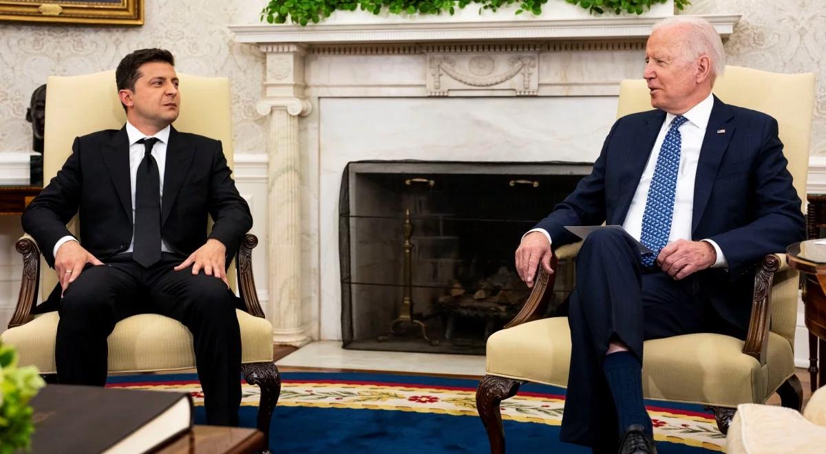 Wołodymyr Zełenski w USA. Rozmowa z Joe Bidenem trwała ponad 2 godziny