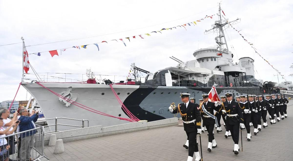 Gdynia: ORP "Błyskawica" objęty honorowym mecenatem córek Raczyńskich 