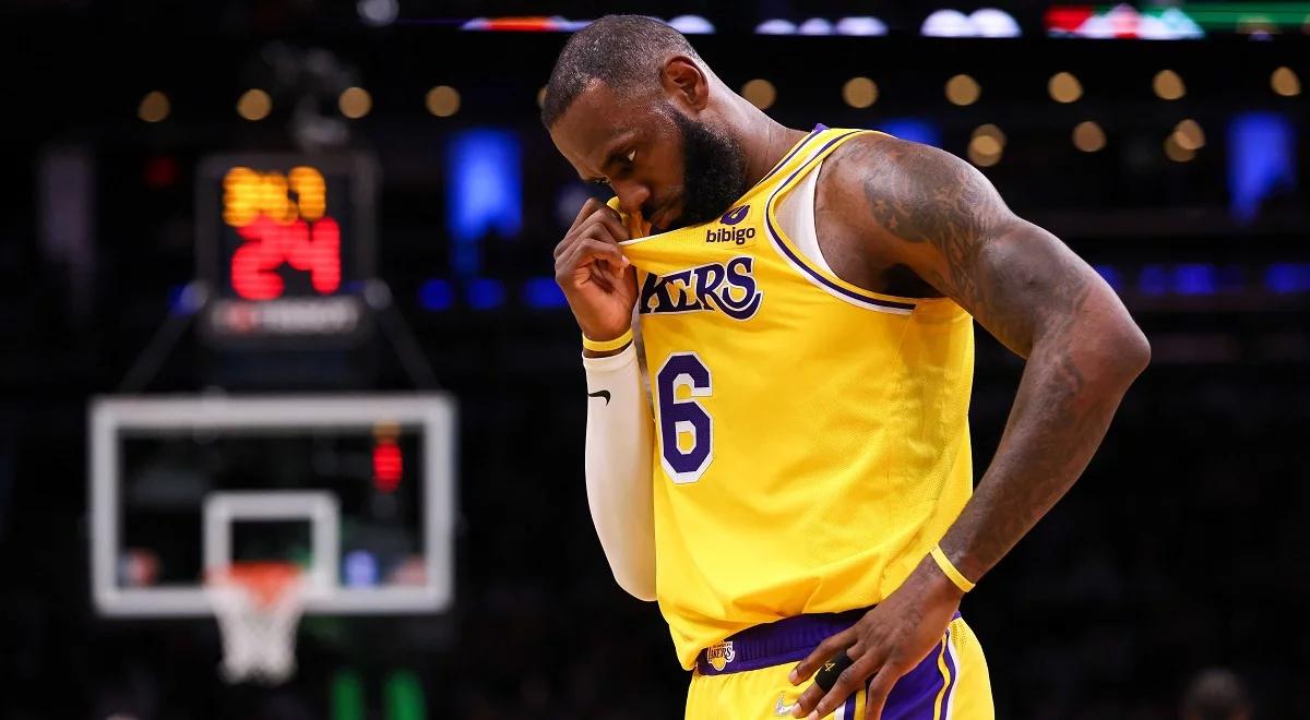 NBA: powrót LeBrona Jamesa nie pomógł Lakersom. "Jeziorowcy" przegrywają w klasyku ligi