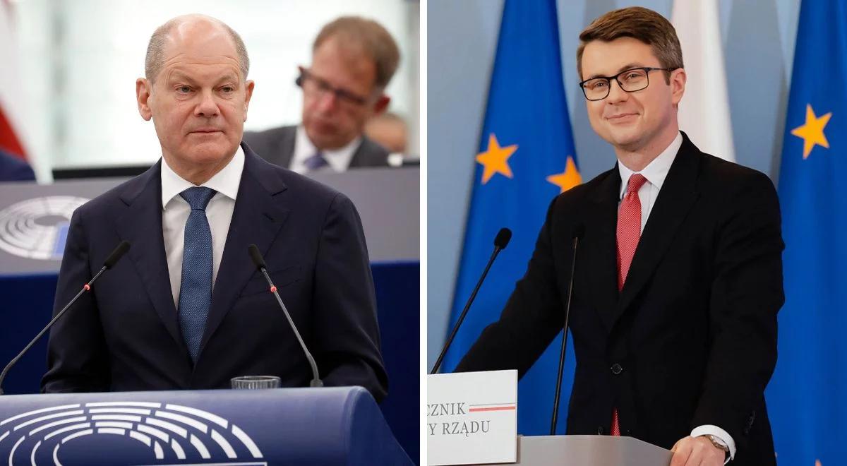 Scholz postuluje reformę systemu głosowania w Radzie UE. Rzecznik polskiego rządu: to zła droga