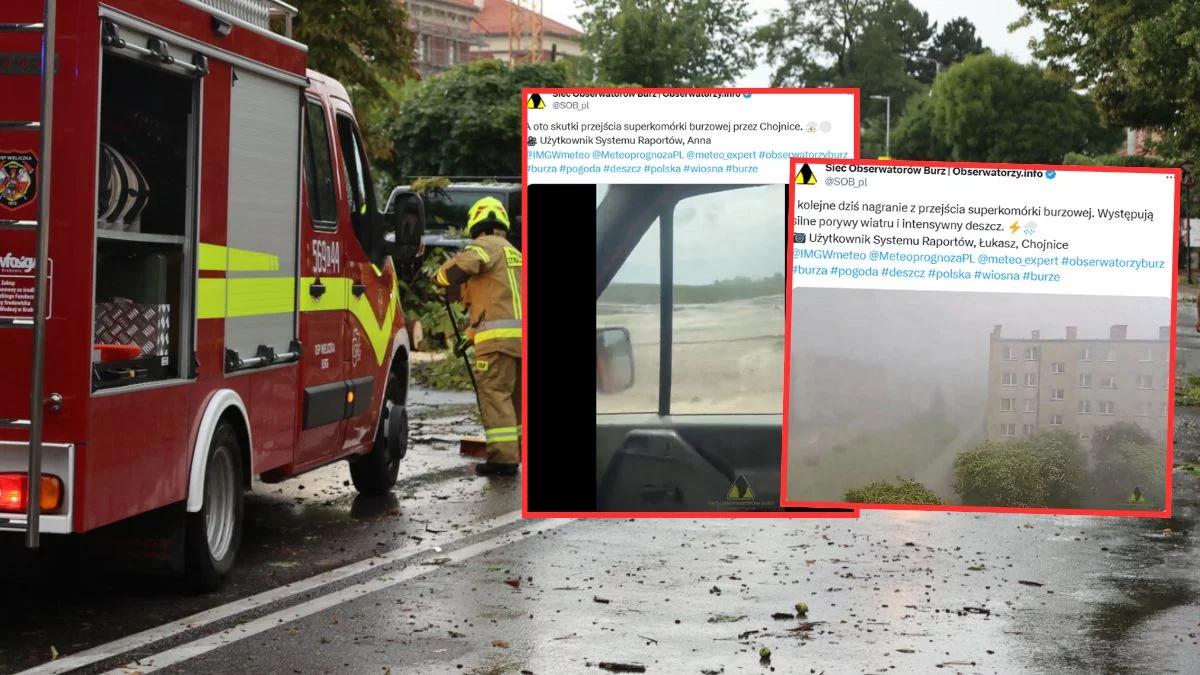 Superkomórki burzowe i grad jak orzechy włoskie. Nawałnice uderzyły w Polskę