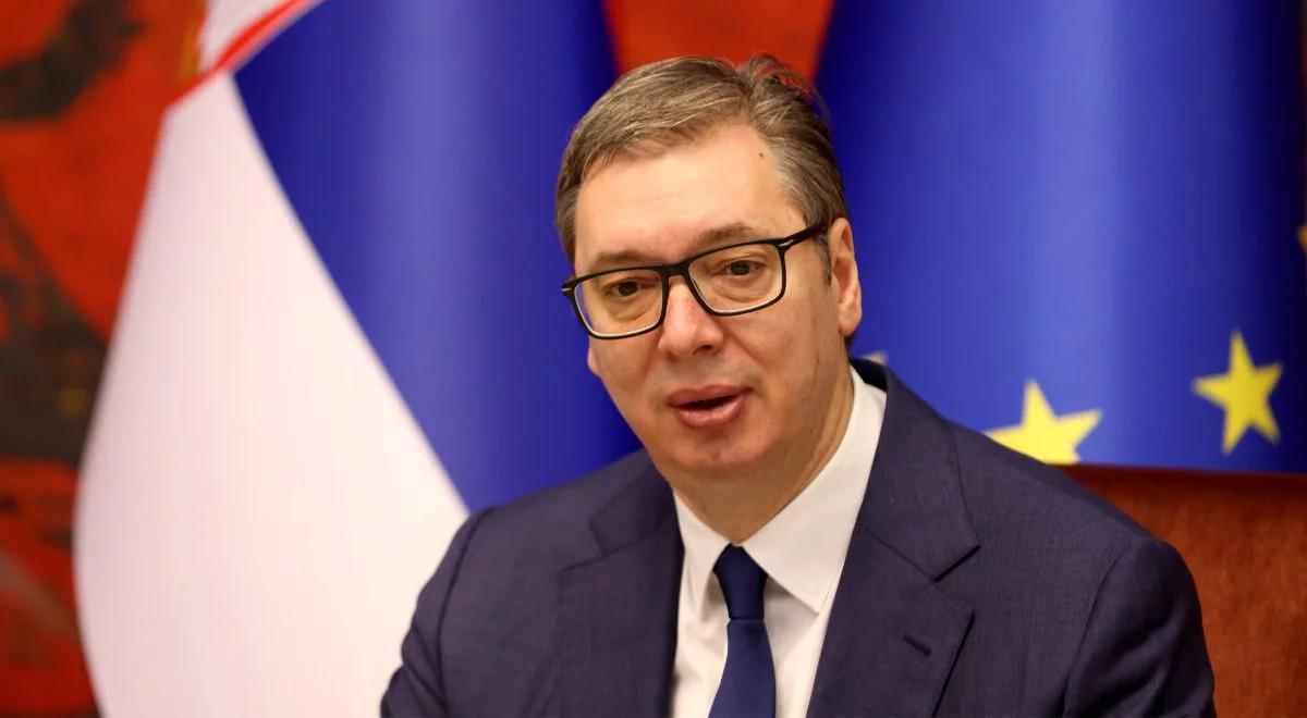 "Nie przyjmiemy sankcji wobec Rosji". Stanowcza deklaracja prezydenta Serbii. Tymczasem Zachód naciska