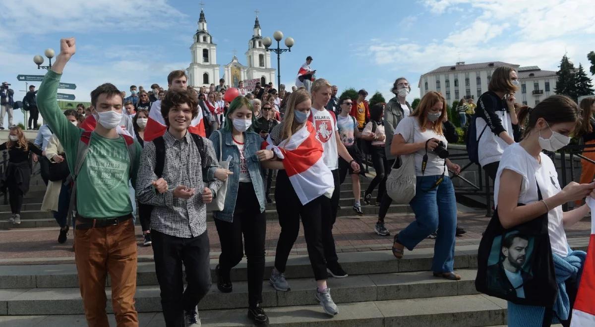 Działacz: Białorusini pokazali, że chcą wolności, to wybór wartości Zachodu - wolność nie koreluje z Kremlem