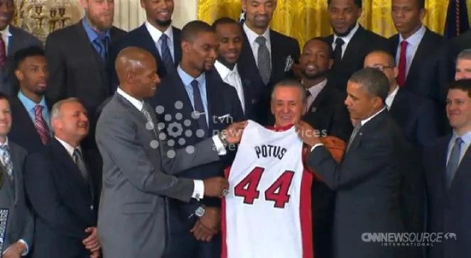 NBA: Miami Heat z wizytą u prezydenta Obamy