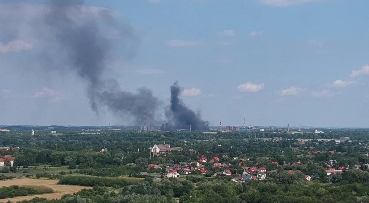 Kraków: pożar w Nowej Hucie. Na miejscu 13 zastępów straży pożarnej