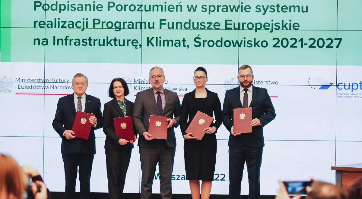 Ponad 100 mld zł na infrastrukturę, klimat i środowisko. Puda: zaliczki ze środków UE wpłyną do końca roku