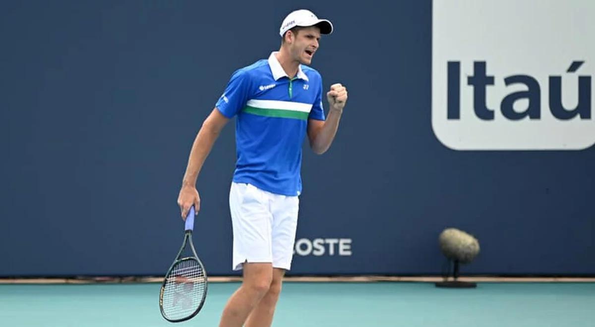 ATP Miami: Hubert Hurkacz uradowany po życiowym sukcesie. "To zwycięstwo daje dużo pewności siebie"