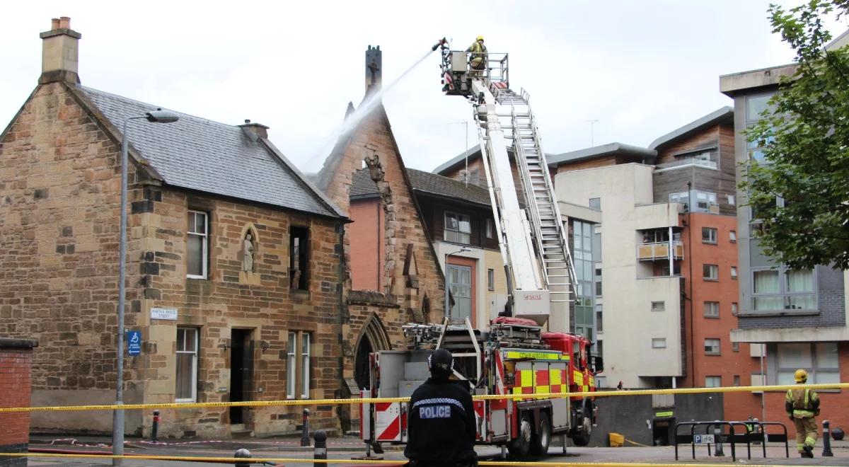 Spłonął kościół w Glasgow, ważny dla lokalnej polskiej społeczności