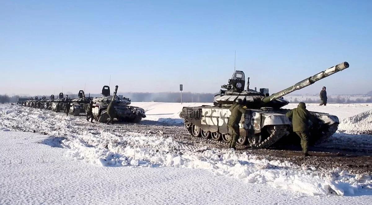 "Język szantażu politycznego, szantażu militarnego". Premier o agresji Rosji na Ukrainę