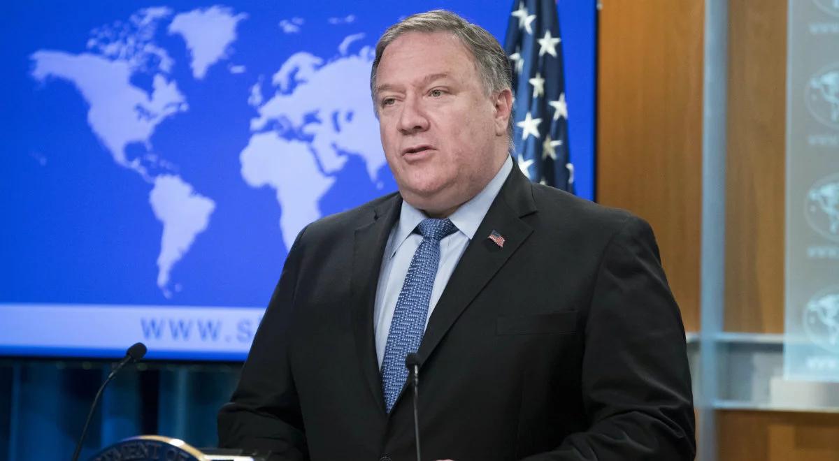 M. Pompeo jedzie rozmawiać o Iranie. "Wiedzą, gdzie nas znaleźć"