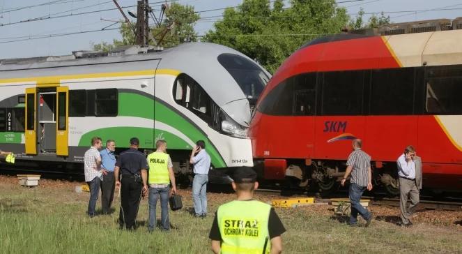 Warszawa: zderzenie czołowe dwóch pociągów 
