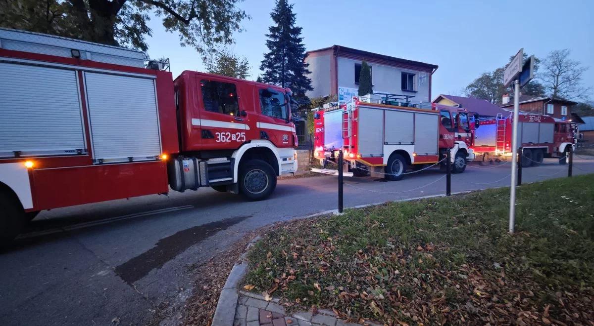 Pożar domu jednorodzinnego. Zginął mężczyzna