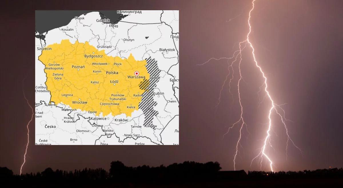 Uwaga na burze! Może być bardzo niebezpiecznie. Liczne ostrzeżenia IMGW